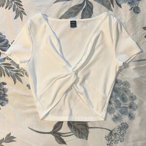 5 for $15! Plain white crop top